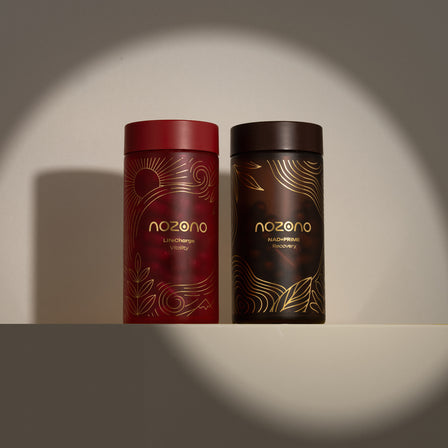 NOZONO Genome Renewal Duo – Set aus NAD+ Prime und LifeCharge für Langlebigkeit